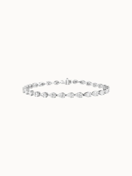 Pear Diamond Tennis Bracelet
