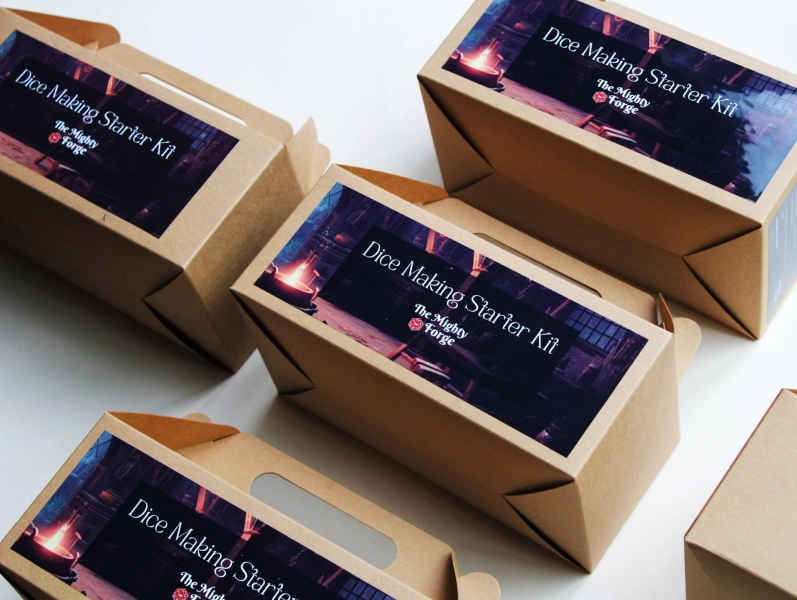 DnD Dice Making Starter Kit W/ Instructions- Choose your mold