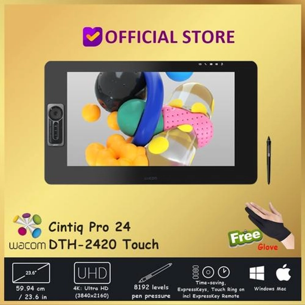 Wacom Cintiq Pro 24 DTH-2420 Pen Touch Drawing Display Monitor DTH2420 di Dunia Mas Computer | Tokopedia