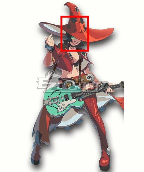 Guilty Gear STRIVE INO I-No Black Blue Cosplay Wig