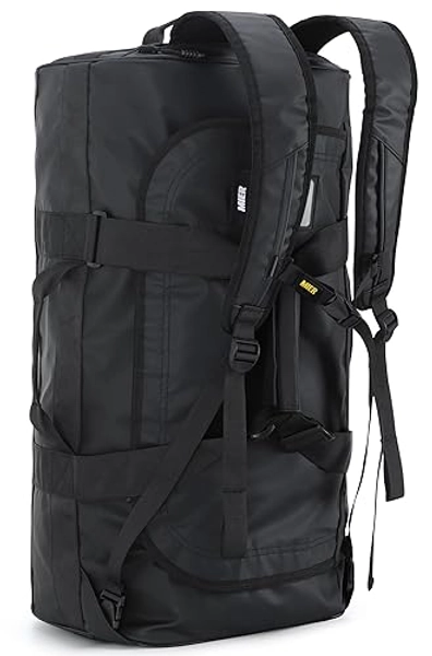 MIER Water Resistant Backpack Duffle Heavy Duty Convertible Duffle Bag with Backpack Straps for Gym, Sports, Travel