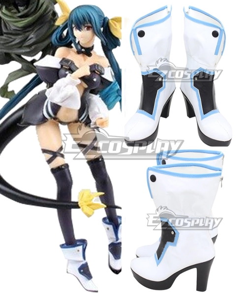Guilty Gear Dizzy Silver Shoes Cosplay Boots