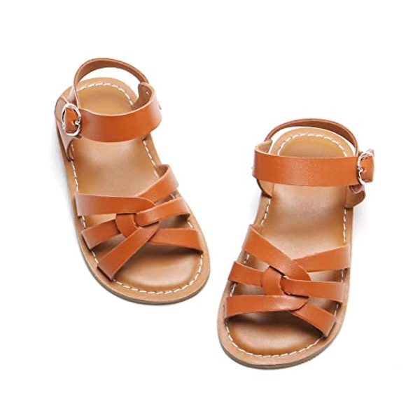 Felix & Flora Toddler Girl Sandals - Little Girl Easter Summer Dress Shoes Lightweight Open Toe Beach Holiday