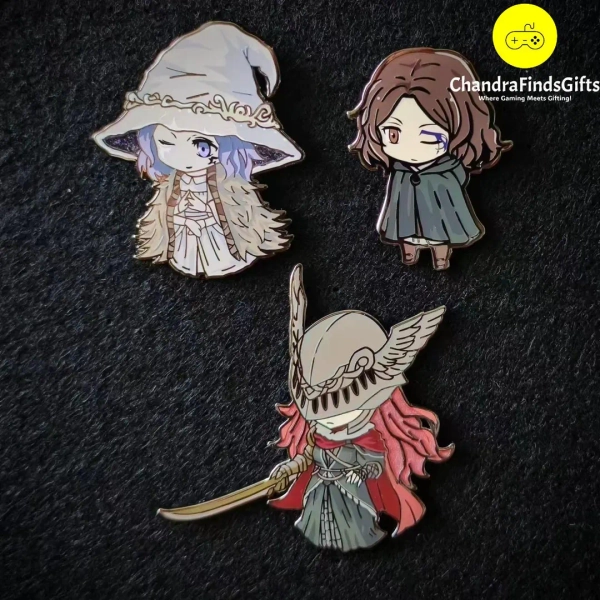 Elden Ring Pin Collection: Malenia, Melina, Ranni High-quality Enamel Pins for Soul Game Fans and Collectors - Etsy Egypt