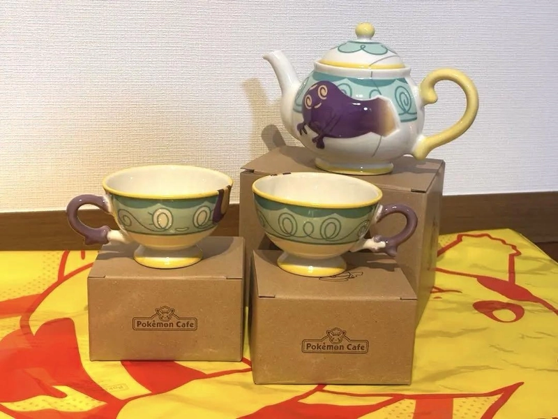 Polteageist Tea Pot &amp; Sinistea Tea Mug Cup Set of 3 Poltchageist Pokemon Cafe 42