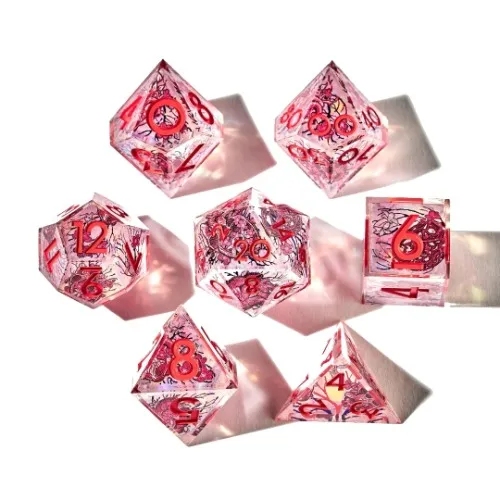 Heartbloom 7-Piece Iconic Dice Set | Default Title