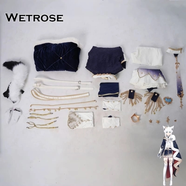 [Wetrose] Pre-Order Hololive JP Shirakami Fubuki FBKINGDOM "ANTHEM" Outfit Cosplay Costume