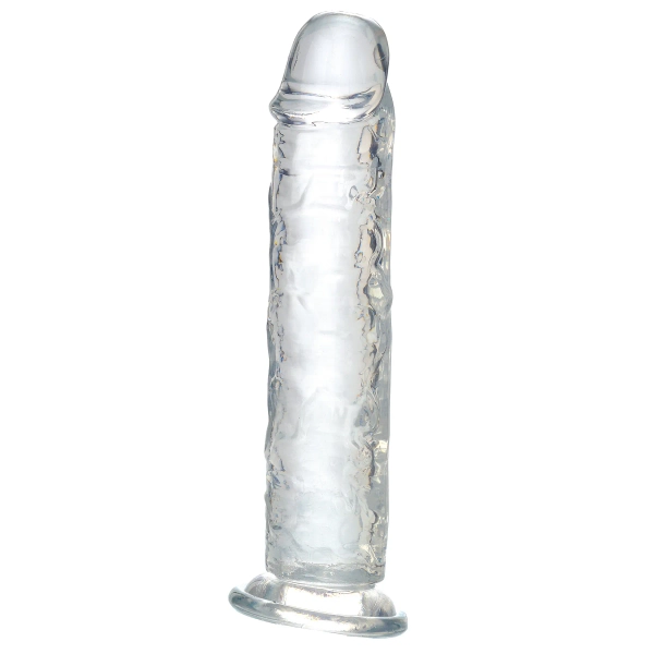 Adam & Eve Crystal Clear 8" Dong - Dildos | Adam & Eve