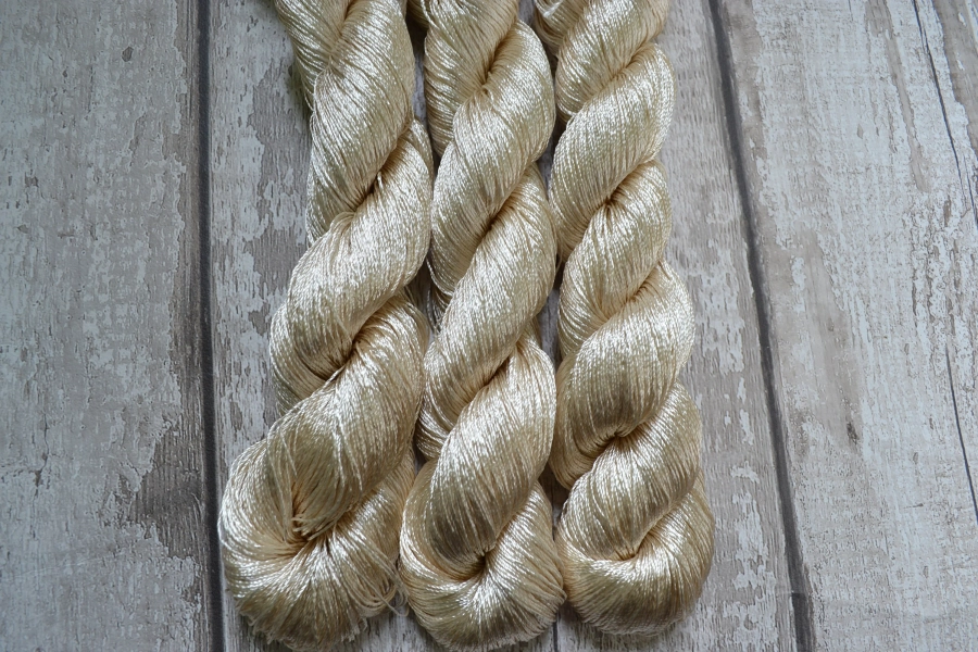 One skein of Vegan Silk yarn 500m 100g, Rayon, crochet yarn, Embroidery thread, Braidmaking, Kumihimo, UK