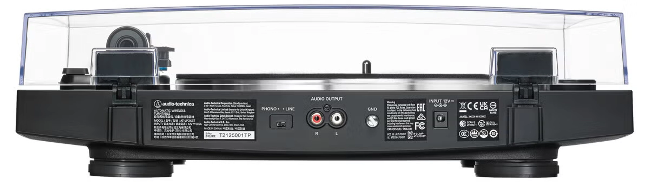 Audio Technica AT-LP3XBTBK Levysoitin, Bluetooth