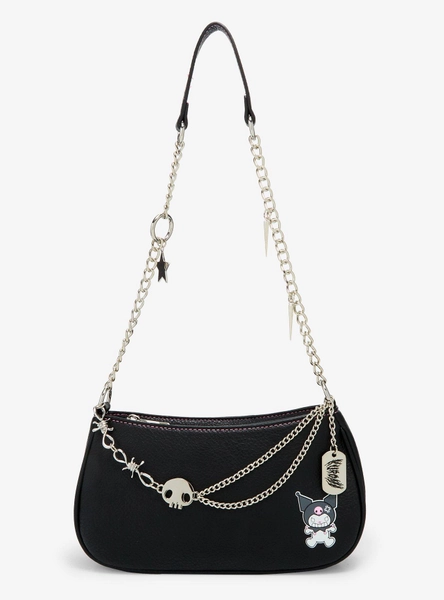 Her Universe Kuromi Skull Chain Shoulder Bag