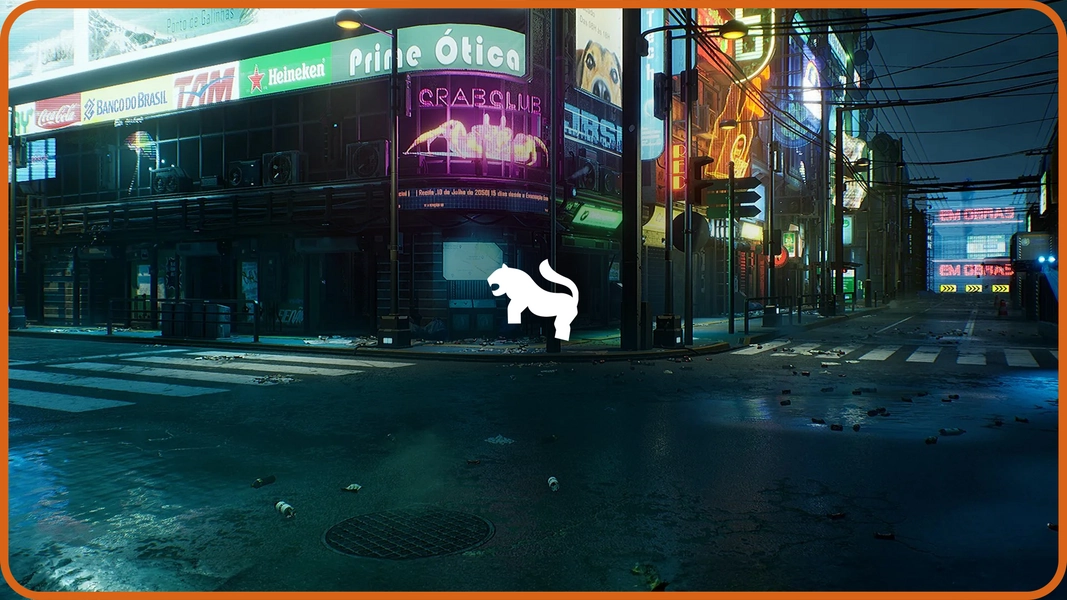 Cyberpunk City / Recife Cyberpunk Environment ( Cyber Scifi Sci-fi Cyberpunk )