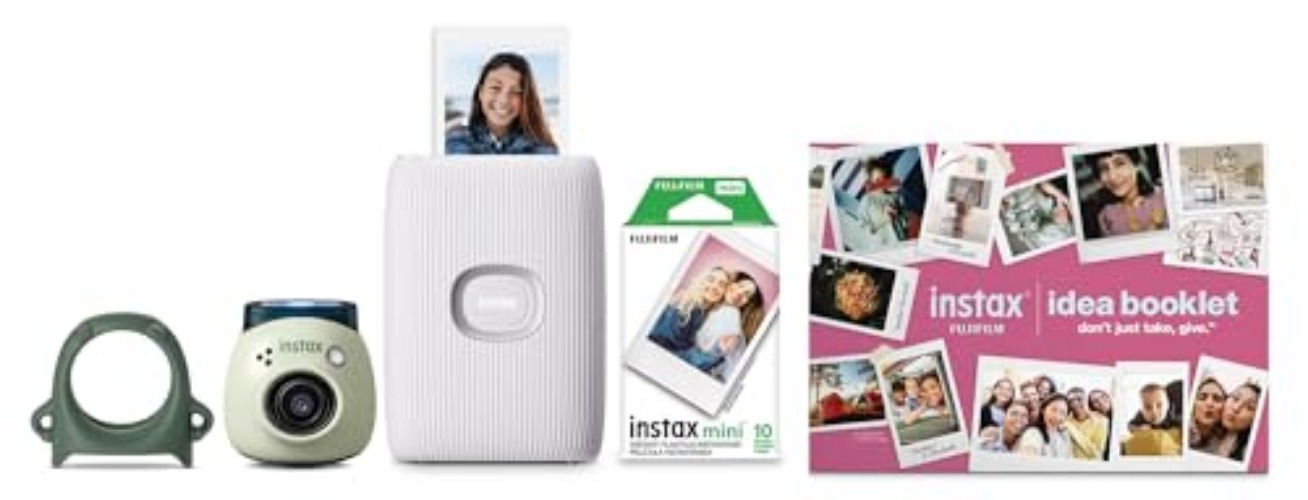 Fujifilm INSTAX PAL Digital Camera & INSAX Mini Link 2 Smartphone Printer Bundle