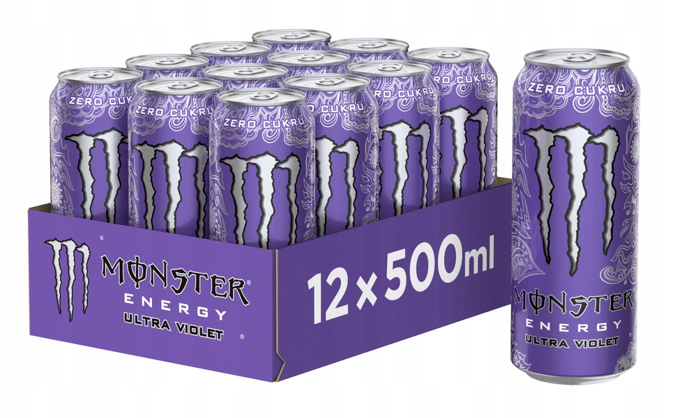 Monster Ultra Violet Napój energetyczny 500ml x12