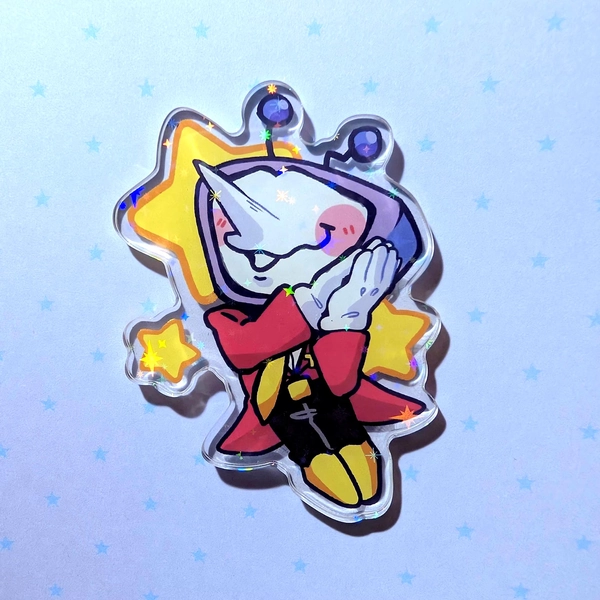 3" Holographic Mr. "Ant" Tenna Deltatrune Acrylic Pin / Sticker set