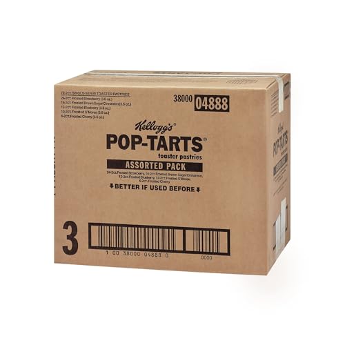 Pop-Tarts Toaster Pastries, Breakfast Foods, Kids Snacks, Variety Pack (144 Pop-Tarts) - Variety Pack