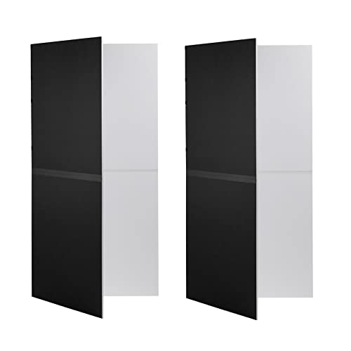 V-FLAT WORLD Foldable V-Flat Light Reflector for Photography - 10-in-1 Portable Photography Reflector, Multi-Use Light Diffuser Panels - Includes Carrying Bag, Folded Size 40" x 40" x 2" - Pack of 2 - Two Pack