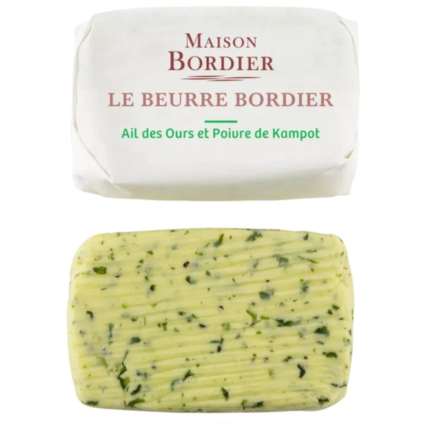 Le Beurre Bordier Wild Garlic & Kampot Pepper Butter
