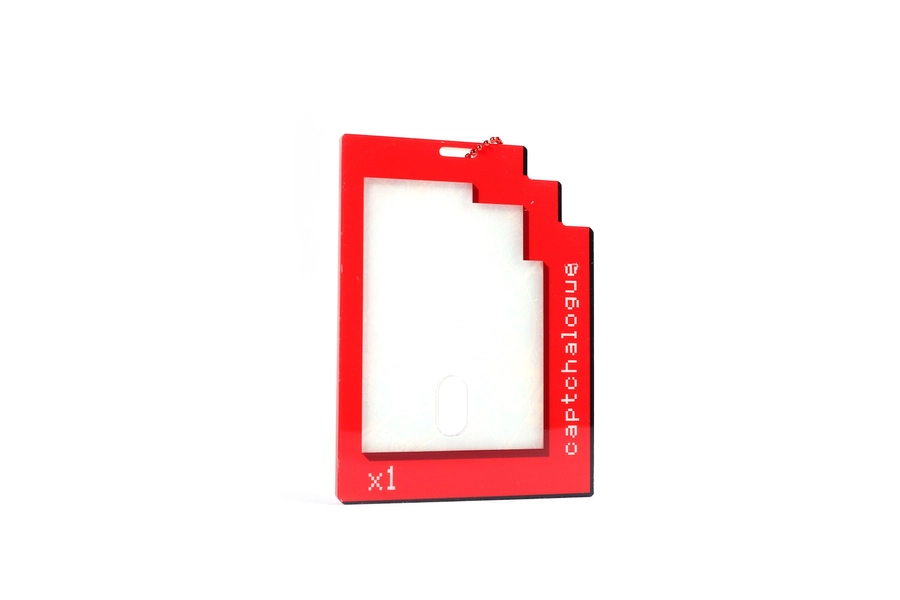 Homestuck Captchalogue Photocard Badge Holder Keychain
