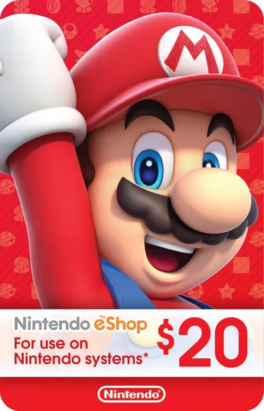 $20 Nintendo eShop Gift Card [Digital Code] - 20