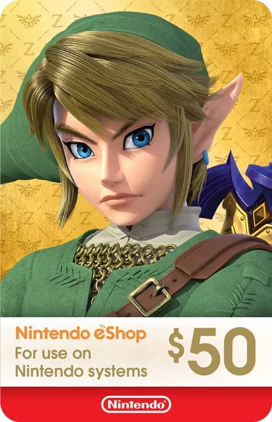 $50 Nintendo eShop Gift Card [Digital Code] - 50