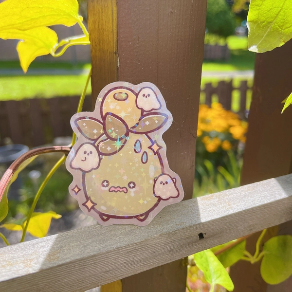 Spooky Smolive | Sparkle Sticker, Glitter Sticker, Sticker