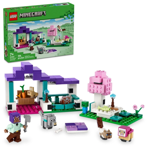 Buy LEGO Minecraft The Animal Sanctuary Gaming Toy 21253 for CAD 29.99 | Toys R Us Canada