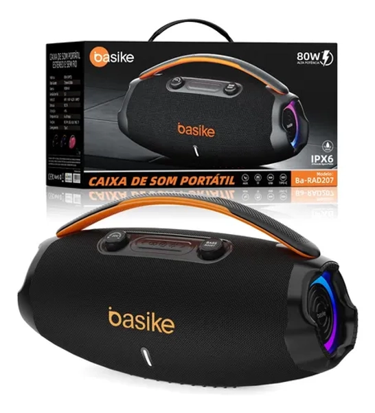 Caixa Som Tws 80w Estéreo Alta Hifi Ajuste Graves / Agudos