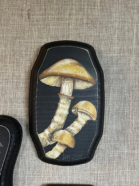 Mushroom Painting on Wood