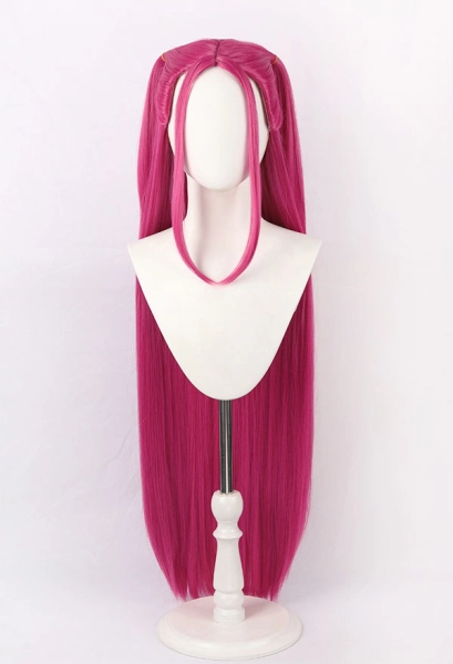 K-Pop: Demon Hunters Mira Cosplay Wig Rose Red Long Wig