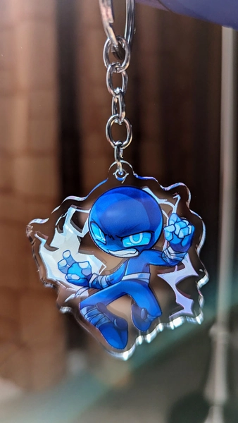 Oxob Keychain (Gildedguy Story #6) Charm, Double-Sided