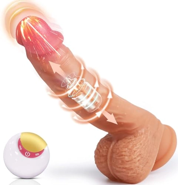 Dildo Realistici Vibratoreper Donna Telecomando Sex Toys, Vibratoreper Donna Punto g Squirting con 8 Vibrazioni Sextoysdonna, 22cm XXL Vibratore Plug Analesex Sexyshop Oggetti Sessuali Vibratori Dildo