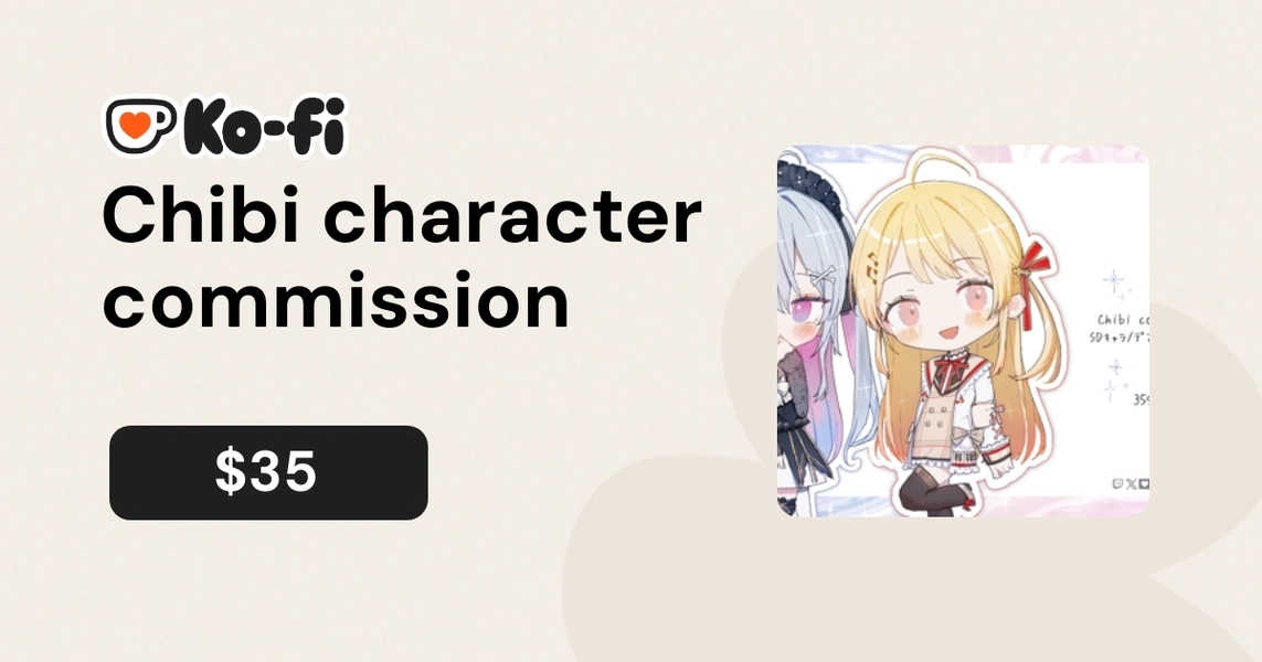 Chibi character commission