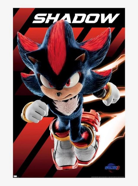 Sonic The Hedgehog 3 Shadow Poster | Hot Topic
