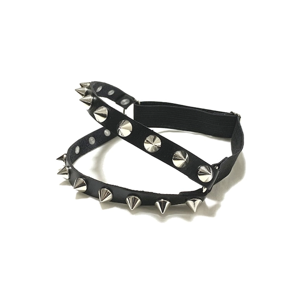 A-439 2連スタッズ膝ガーター