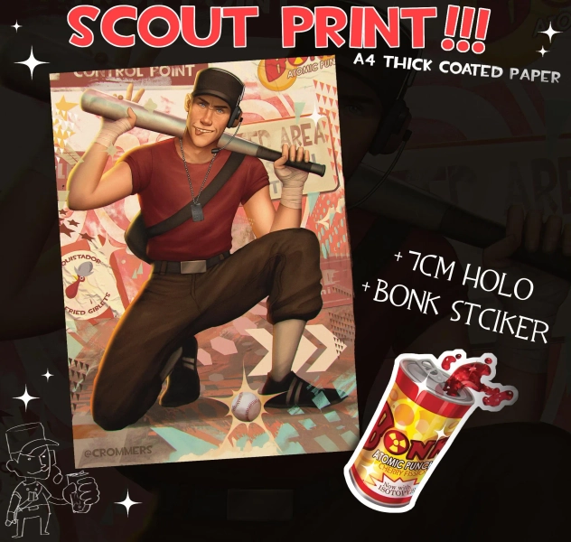 Team Fortress 2 Scout Print
