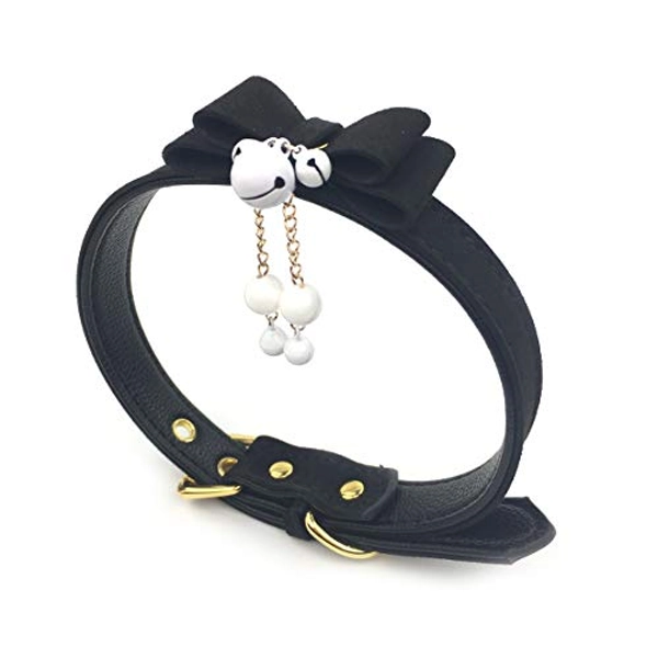 Bell Choker Collar Necklace Lolita Bow Collar Cat Kitty Velvet Necklace (X2)