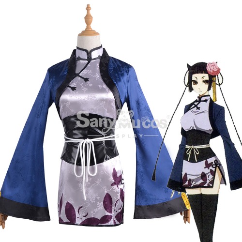 Anime Black Butler Cosplay Lady Ran mao Cape Costume - L