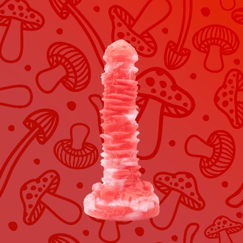 Muscaria the Mushroom Dildo - Add Suction Cup / Standard / Firm Shore 10A