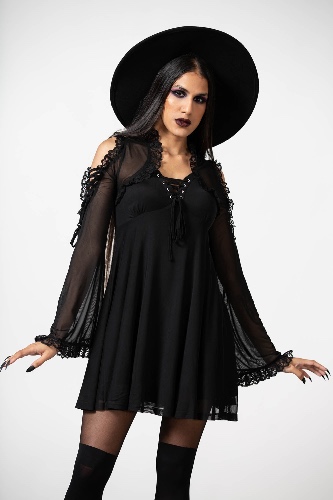 Haunted Maiden Dress | XL / Black / 95% Polyester 5% Elastane