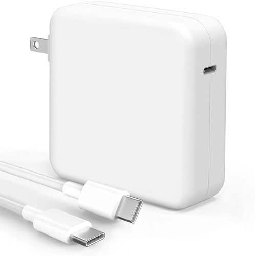 Mac Book Pro Charger - 118W USB C Charger Fast Charger Compatible with USB C Port MacBook pro/Air, ipad Pro, Samsung Galaxy and All USB C Device, Include Charge Cable（7.2ft/2.2m） - White