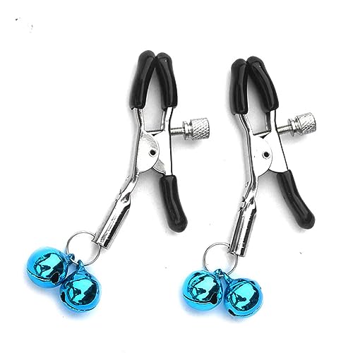 MIFYNN Body Rings Non Piercing for Women Adjustable Body Ring with Bells Body Clamps Clip on Body Non Piercing Body Jewelry Gift - Blue