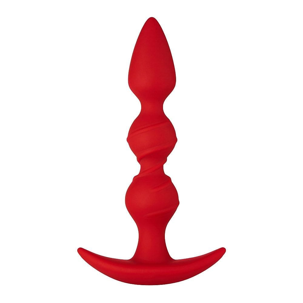 Forto F-42 Silicone Butt Plug - Red