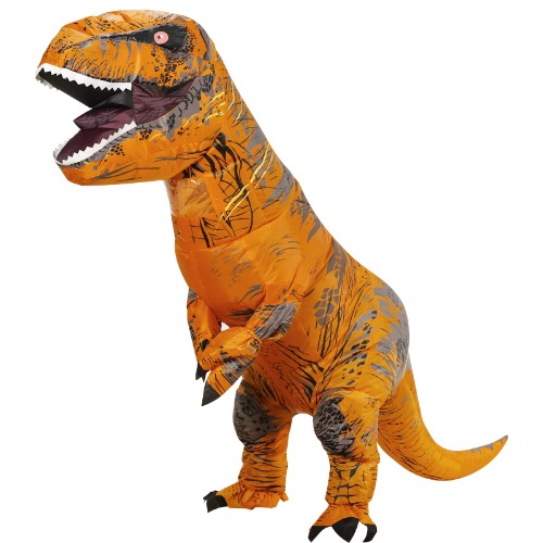 Zi Xi & Zi Qi Inflatable Dinosaur Costume, Trex Costume Adult, Dinasour Inflatable Suits, Dinosaur Outfit, Cosplay Outfit Adult Halloween Dress UP