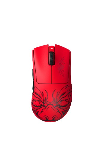 Razer DeathAdder V3 Pro Wireless Gaming Mouse: 63g Lightweight - Focus Pro 30K Optical Sensor - Optical Switches Gen-3 - HyperSpeed Wireless - 6 Programmable Buttons - 90 Hr Battery - Faker Edition - Faker Edition