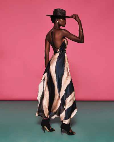 PHOENIX DRESS - ZEBRA — Maria Kalkoff