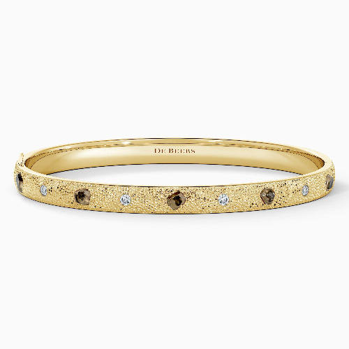 Talisman Bangle in Yellow Gold