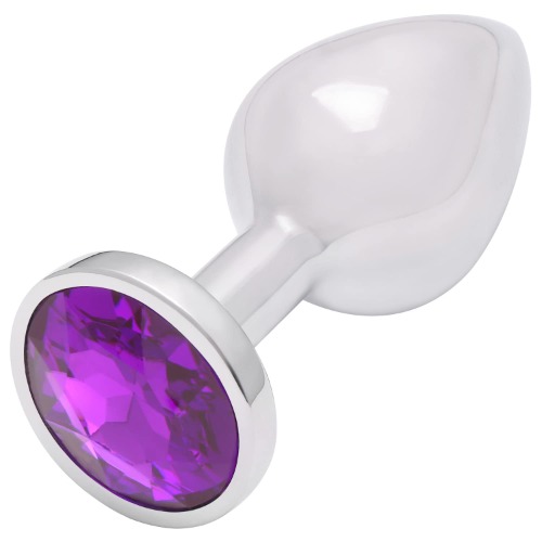 Akstore Medium Fetish Anal Plug Butt Personal Sex Massager(Purple) - Purple
