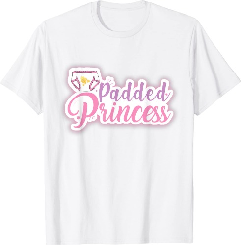 Padded Princess Frilly Diaper ABDL T-Shirt