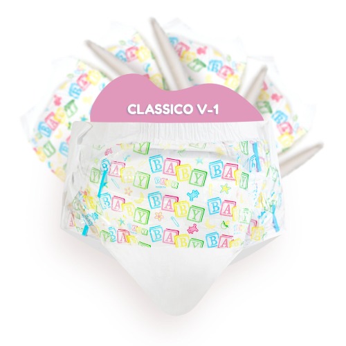 Classico Landing Zone Print Diapers | XL (40"-58") / 1 Case of 48